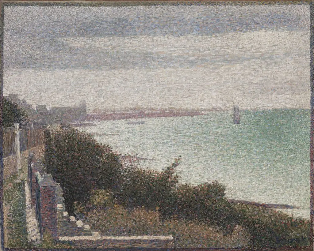 Grandcamp, Evening by Georges-Pierre Seurat