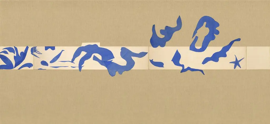 The Swimming Pool, Maquette for ceramic (realized 1999 and 2005) by Henri Matisse