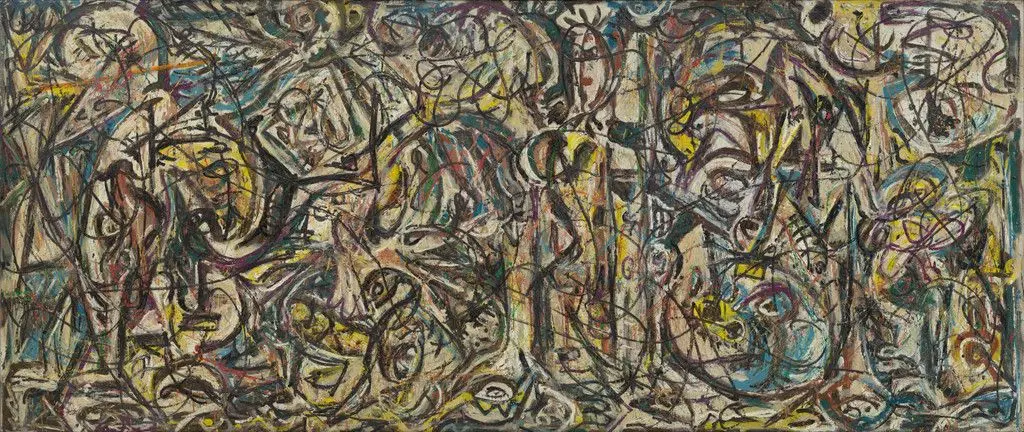 There Were Seven in Eight by Jackson Pollock