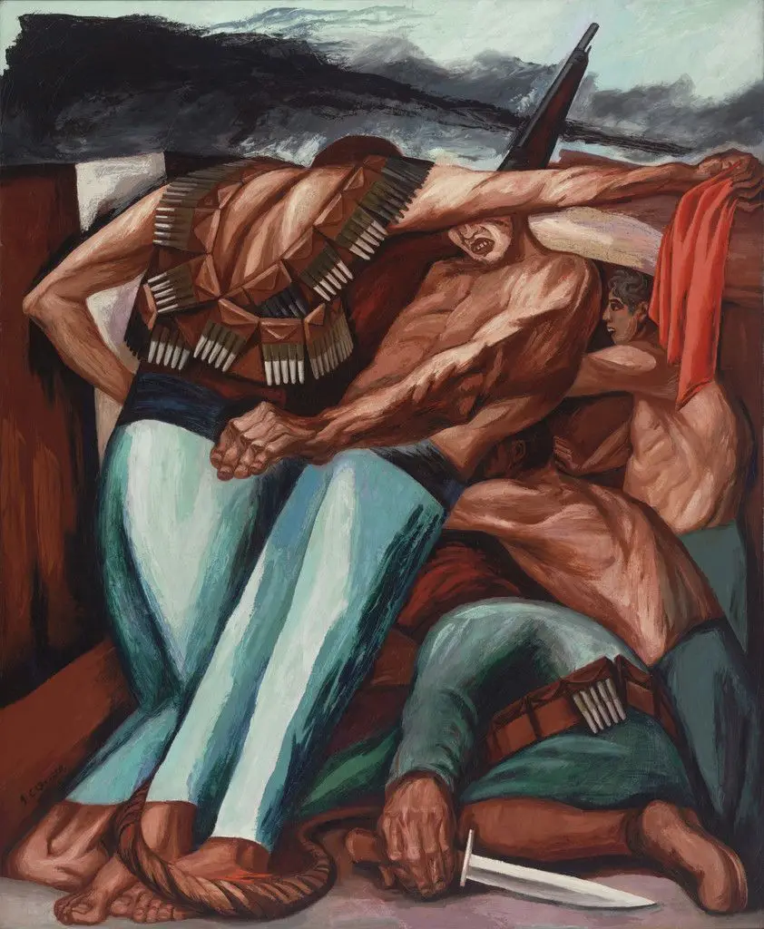 Barricade by José Clemente Orozco