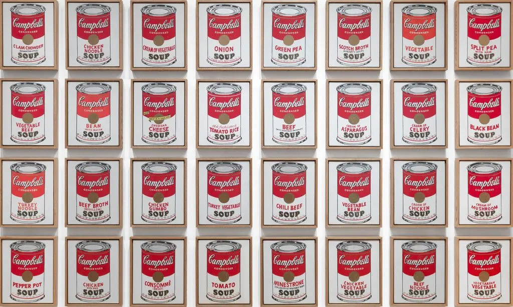 Campbell's Soup Cans by Andy Warhol