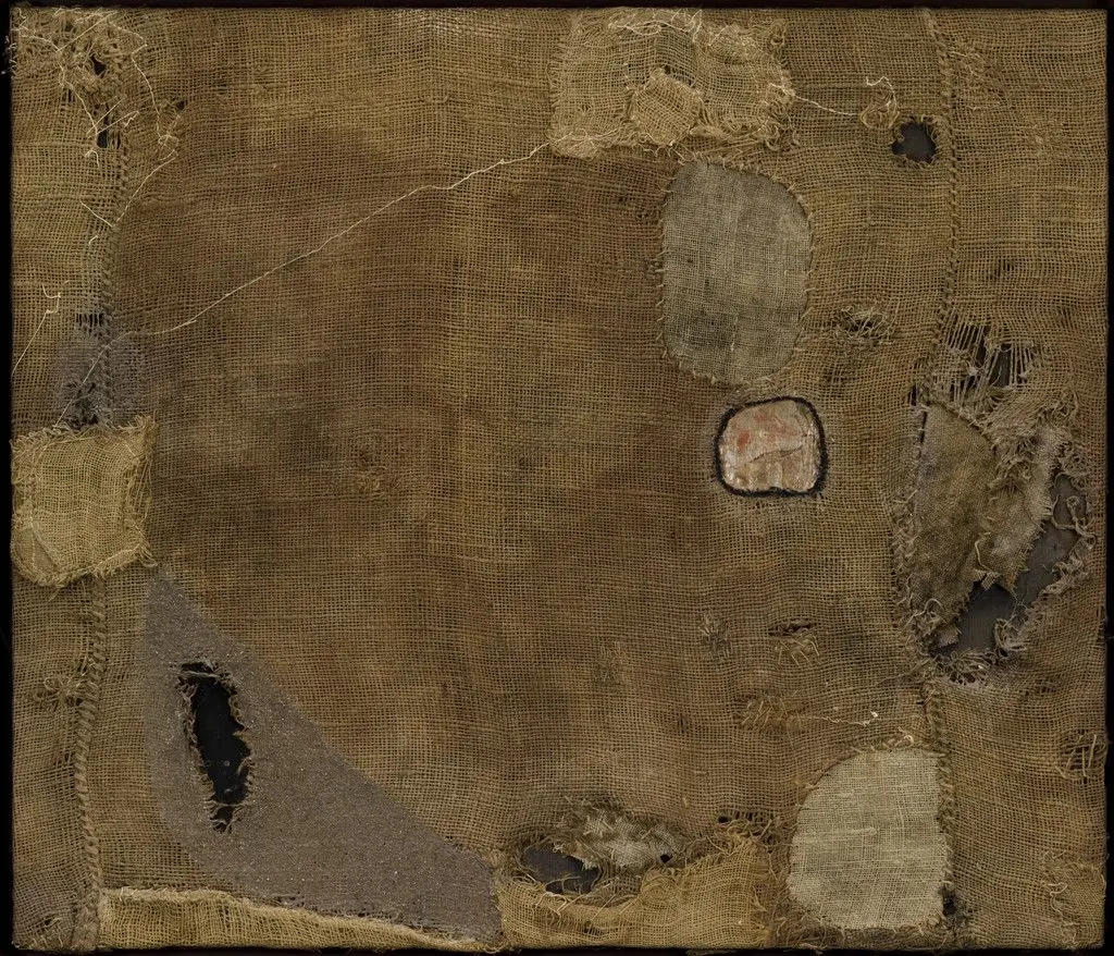 Sackcloth 1953 by Alberto Burri