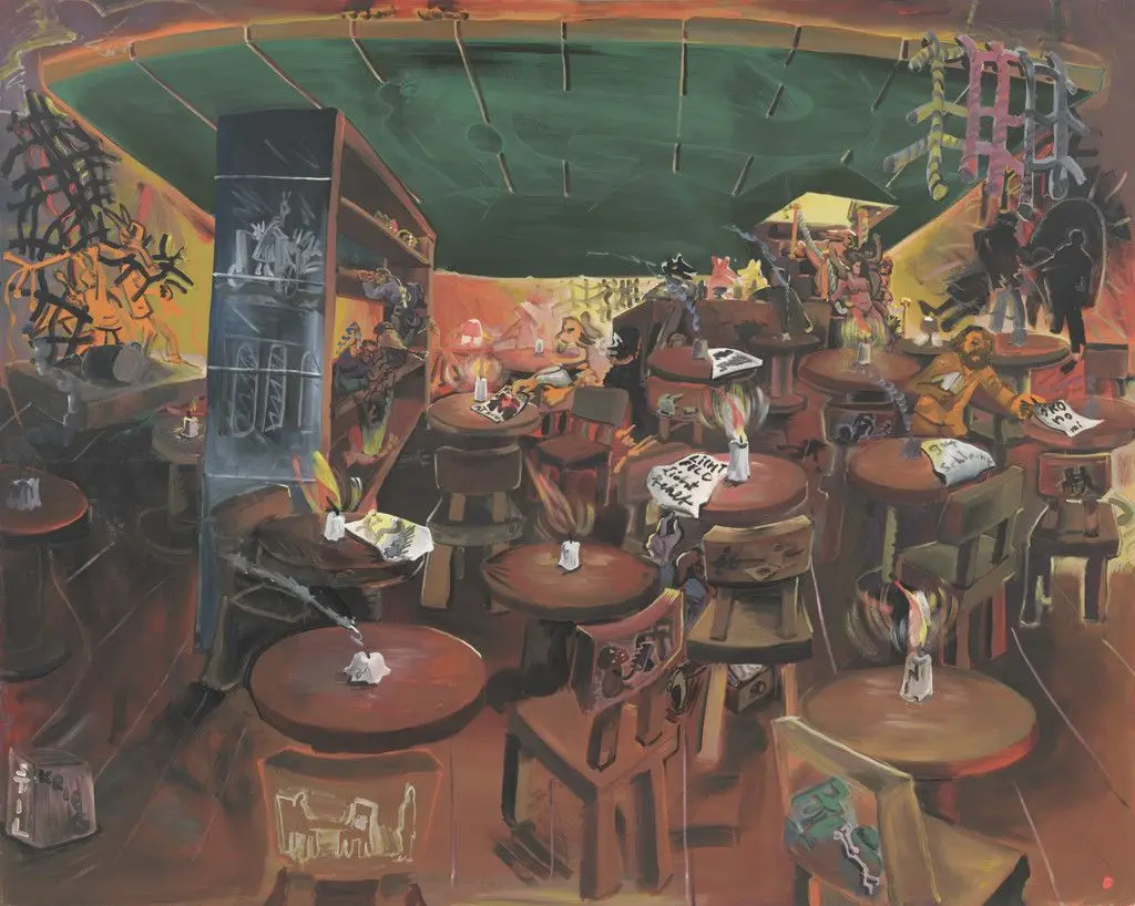 Cafe Deutschland (Style War) by Jörg Immendorff