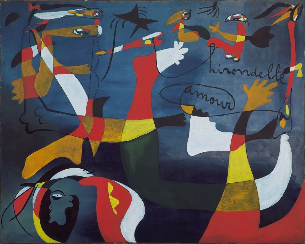 "Hirondelle Amour" by Joan Miró