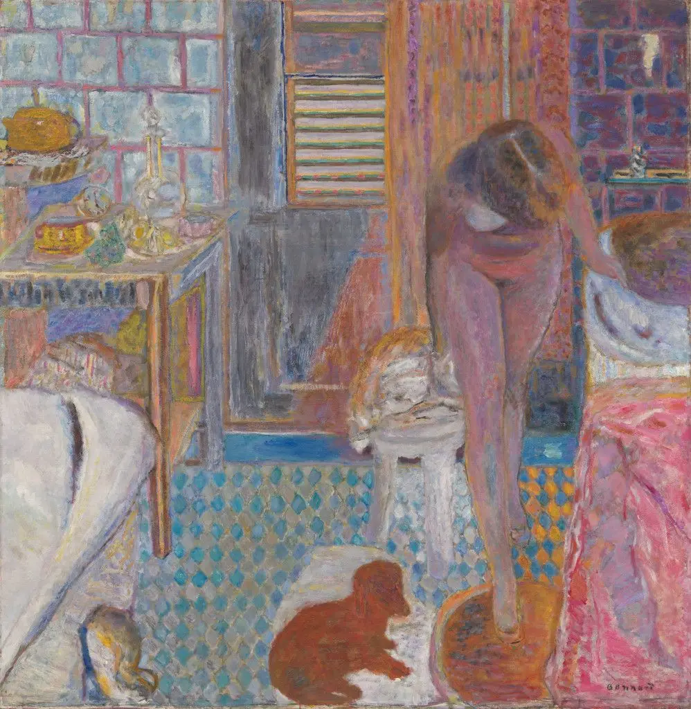 The Bathroom by Pierre Bonnard