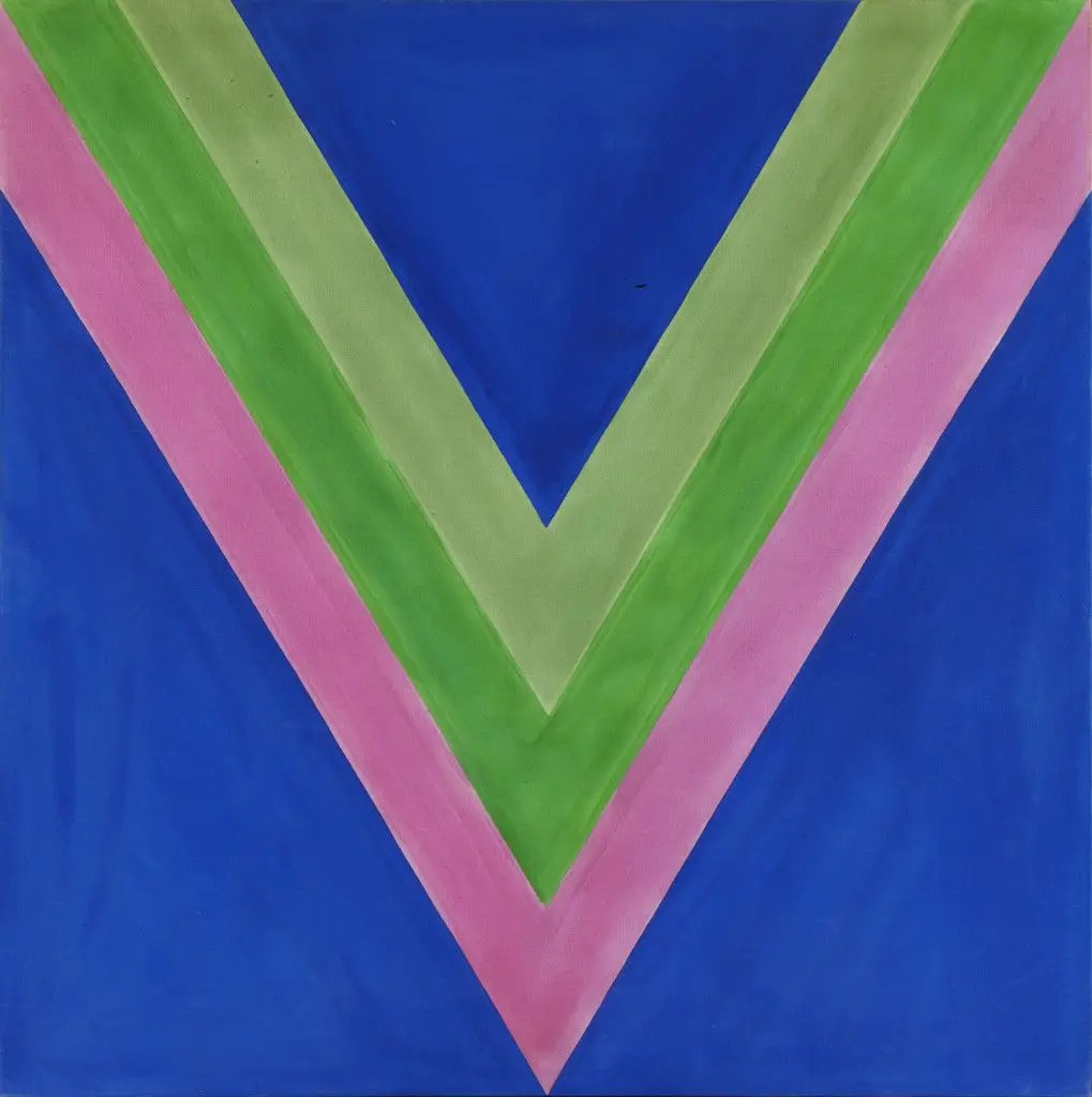 Blue Veil by Kenneth Noland