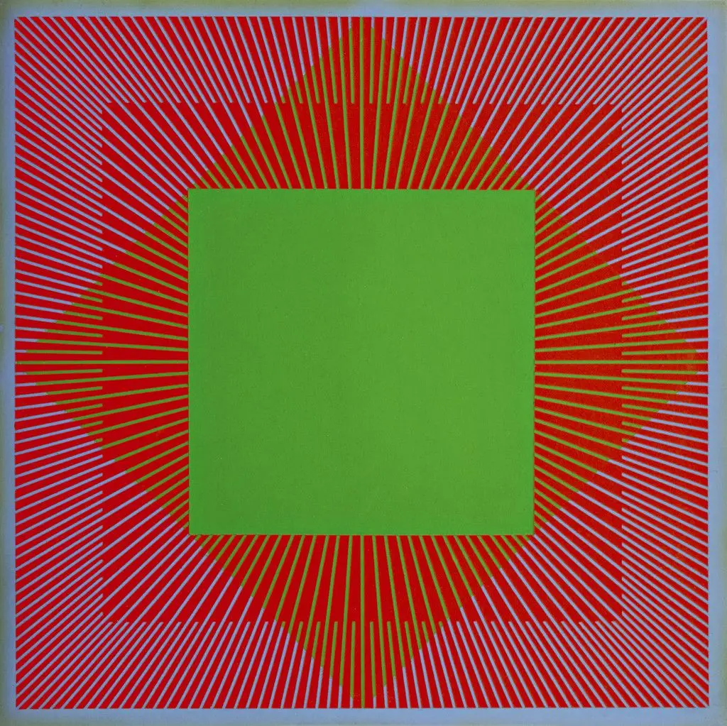 Radiant Green by Richard Anuszkiewicz