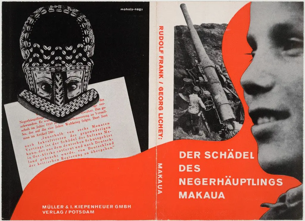 "Der Schädel des Negerhäuptlings Makaua" by Rudolf Frank and Georg Lichey by László Moholy-Nagy