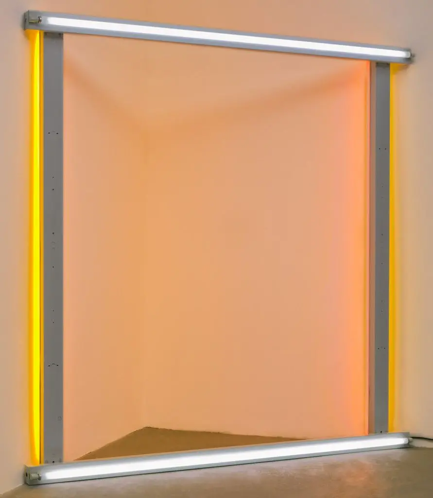 untitled (to the "innovator" of Wheeling Peachblow) by Dan Flavin