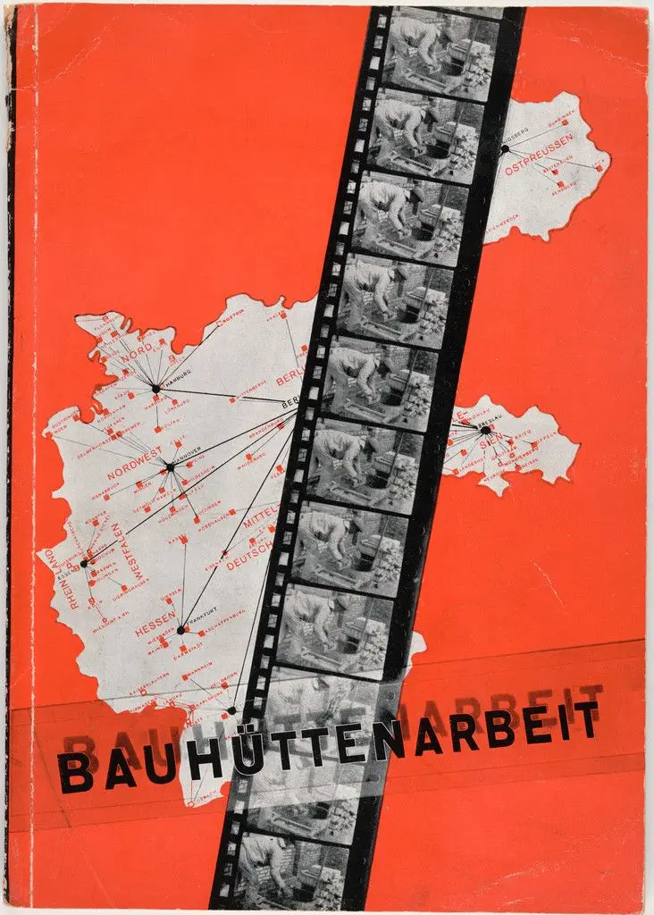 Bauhüttenarbeit by László Moholy-Nagy