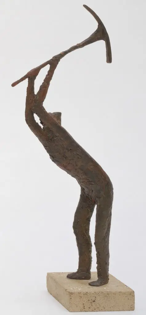 Man with a Pickax by Laura Ziegler