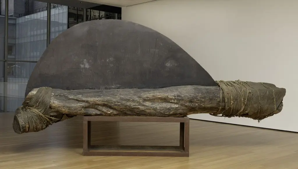 Winged Trunk by Magdalena Abakanowicz