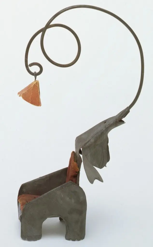 Elephant Chair with Lamp by Alexander Calder