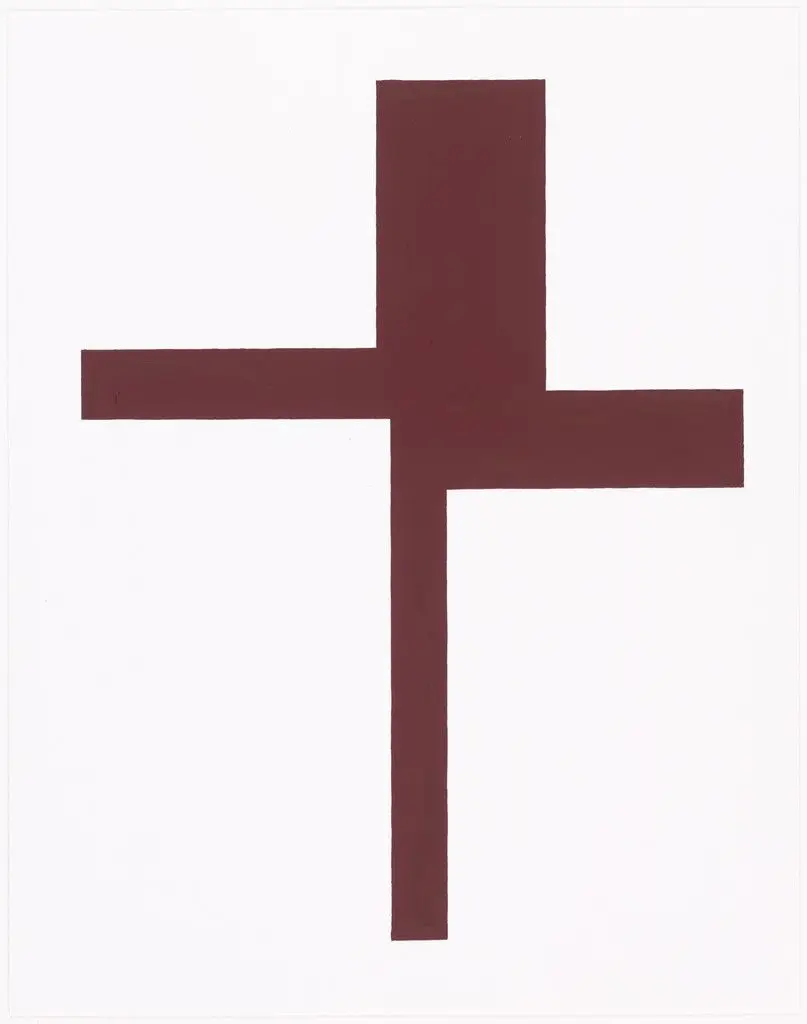 Untitled (Unbalanced Cross) by Iran do Espirito Santo