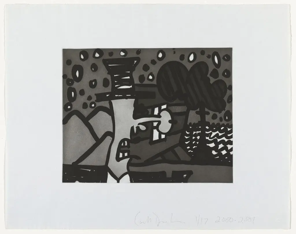 At Night by Carroll Dunham
