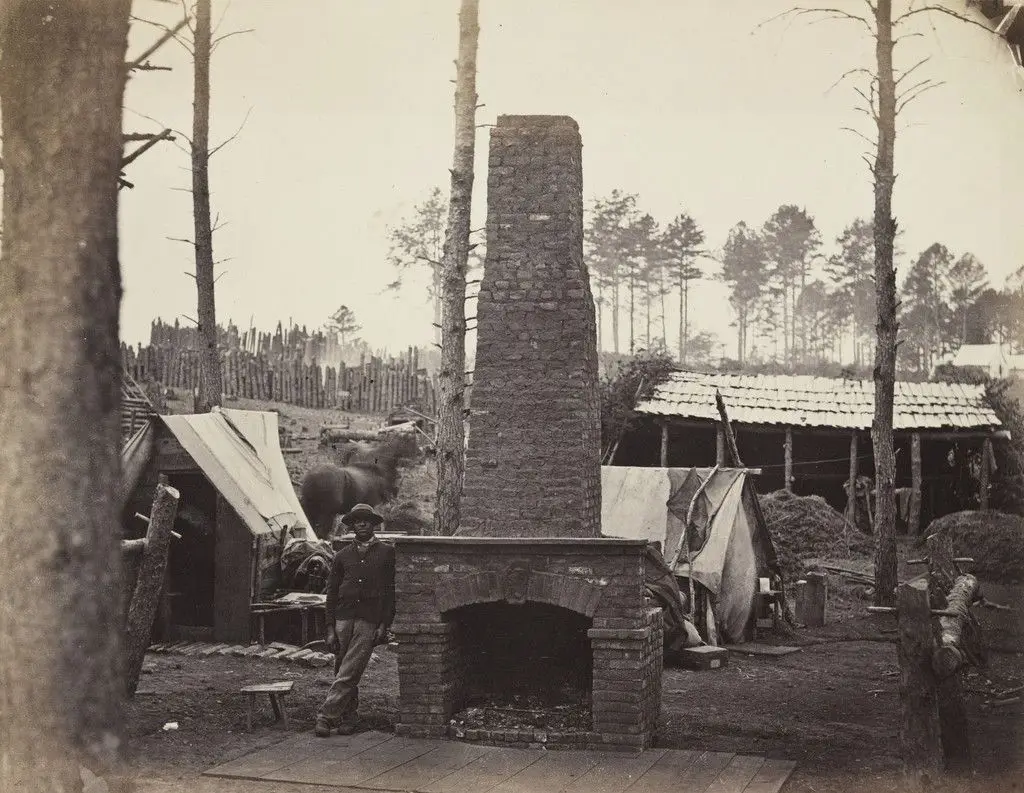 Breaking Camp, Brandy Station, Virginia by Alexander Gardner