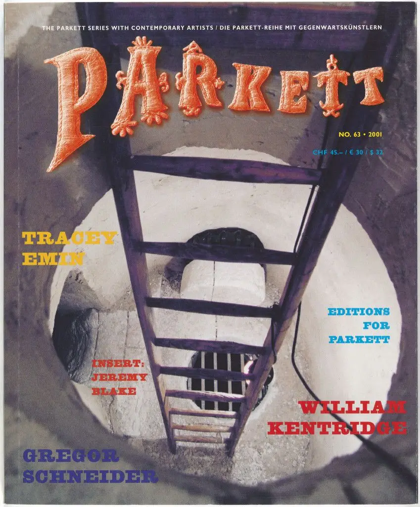 Parkett no. 63 by Tracey Emin, William Kentridge, Gregor Schneider, Jeremy Blake, Francis Alÿs, Various Artists