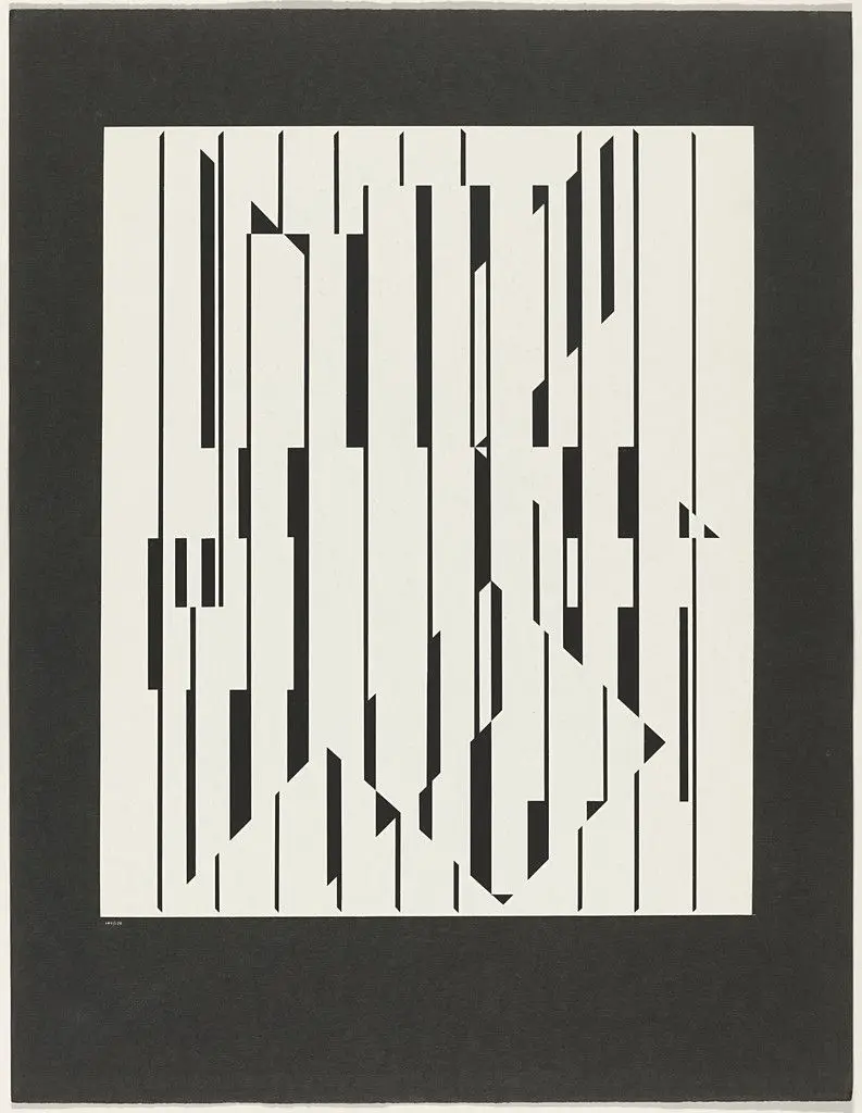 Altai from the portfolio Cinétique III by Victor Vasarely