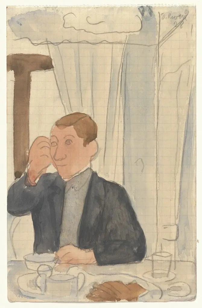 May Day, Moscow by Diego Rivera