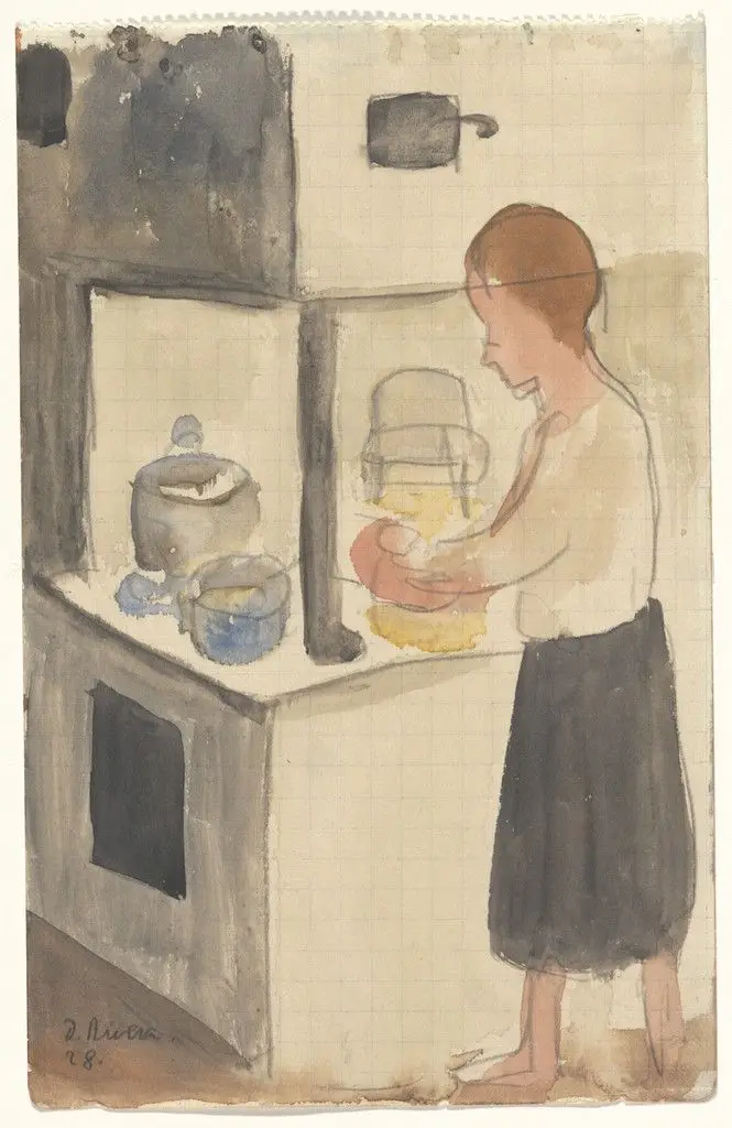 May Day, Moscow by Diego Rivera