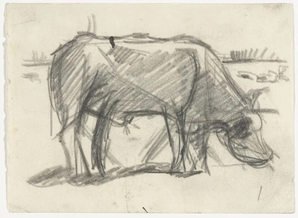 Study for Composition VIII (The Cow) by Theo van Doesburg