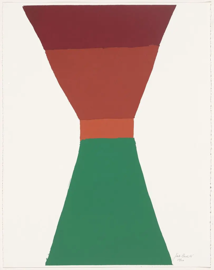 Red, Orange, Green from the portfolio Five Colour Prints by Jack Bush