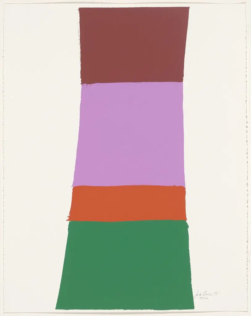 Nice Pink from the portfolio Five Colour Prints by Jack Bush