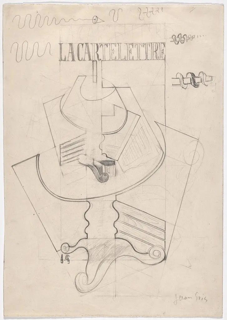 La Carte-lettre by Juan Gris