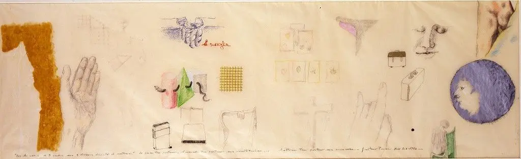 Pratt Chair, No. 3 Study Drawing by Gaetano Pesce