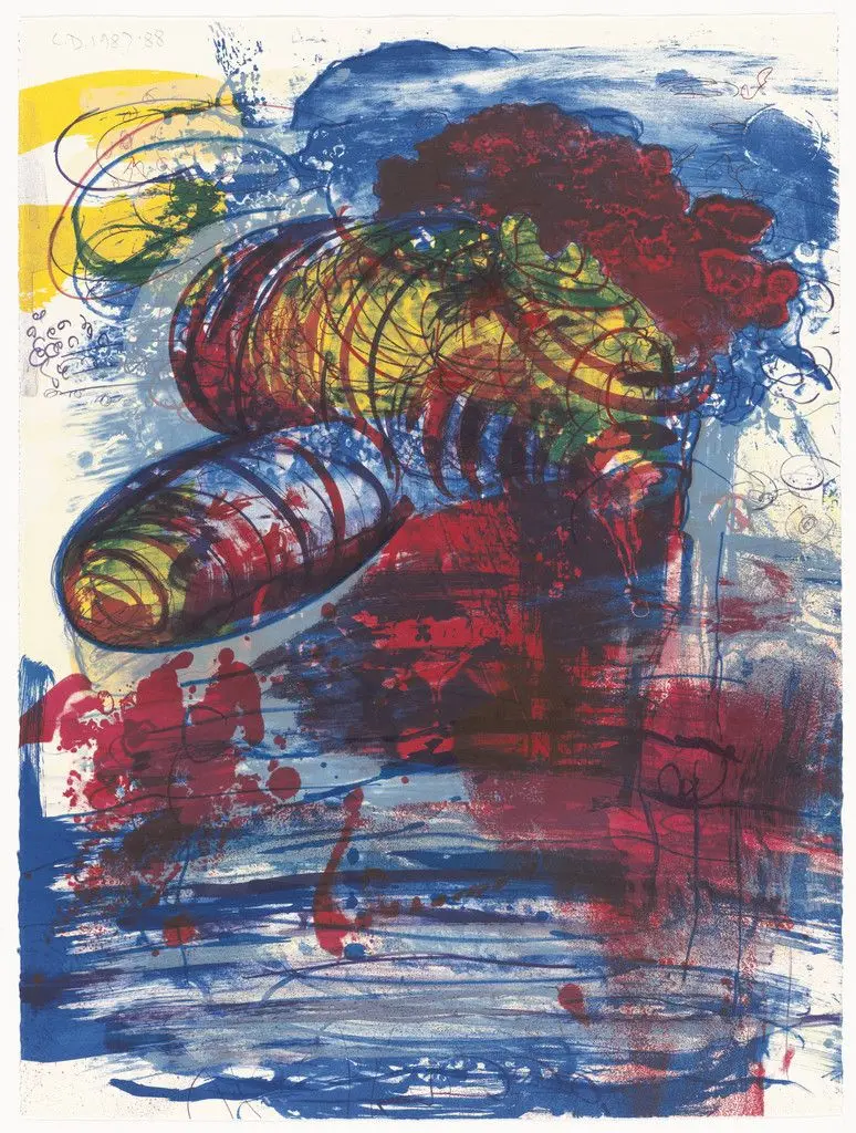 Blue (2nd) from Red Shift by Carroll Dunham