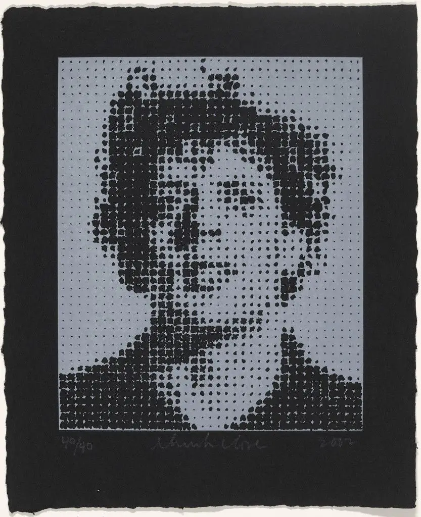 Phil Black by Chuck Close