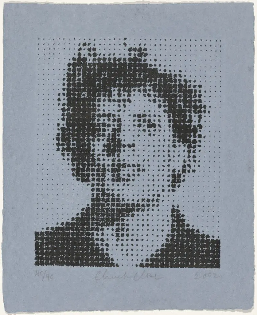 Phil Gray by Chuck Close