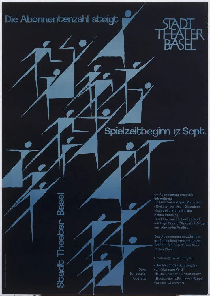 Die Abonnentenzahl Steigt Stadt Theater Basel by Armin Hofmann