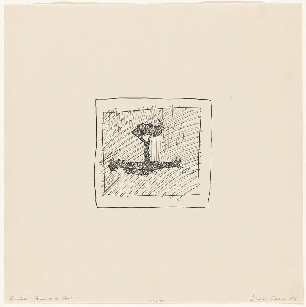 Endless: Man and Goat by Denise Green