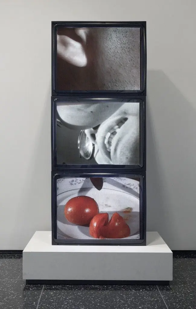 Eating by Zhang Peili