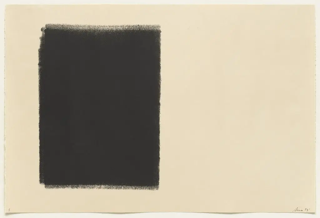 Untitled (14-part roller drawing) by Richard Serra