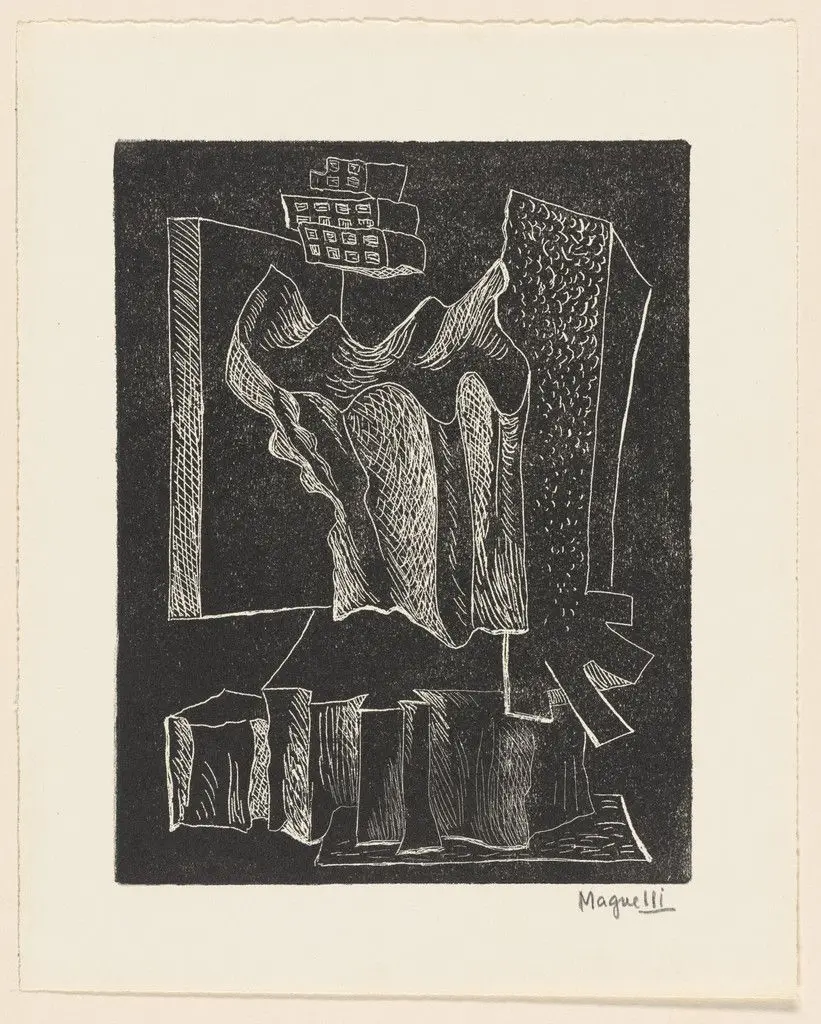 Plate (folio 31) from 23 Gravures by Alberto Magnelli