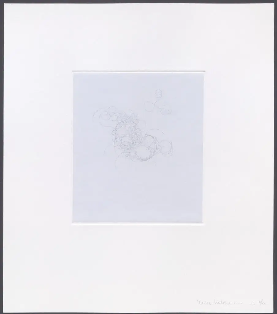 Untitled from hair there and everywhere by Mona Hatoum