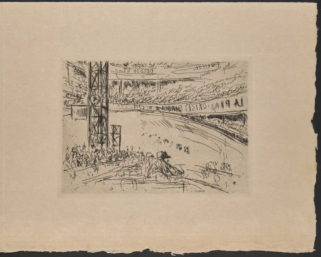 Plate (folio 16) from Hommage à Roger Lacourière by André Dunoyer de Segonzac