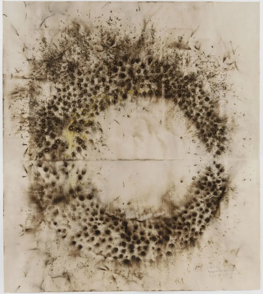 Drawing for Transient Rainbow by Cai Guo-Qiang