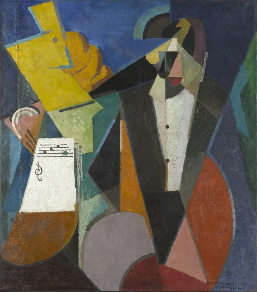 Portrait of Igor Stravinsky by Albert Gleizes