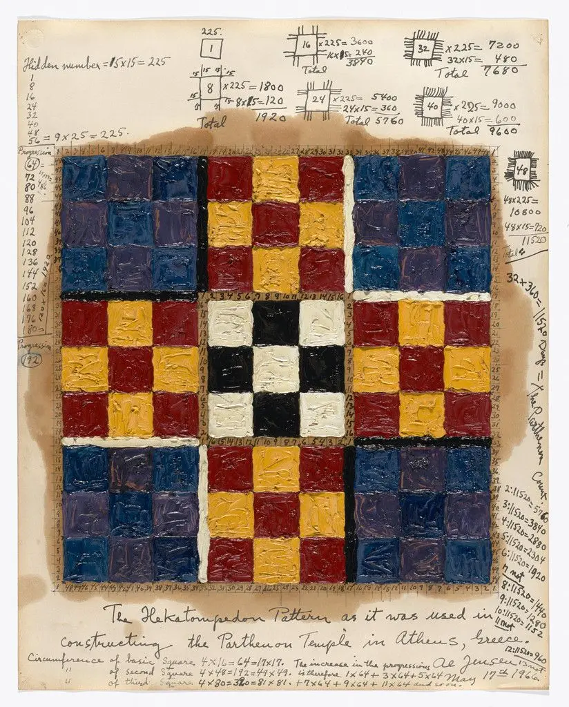 The Hekatompedon Pattern by Alfred Jensen