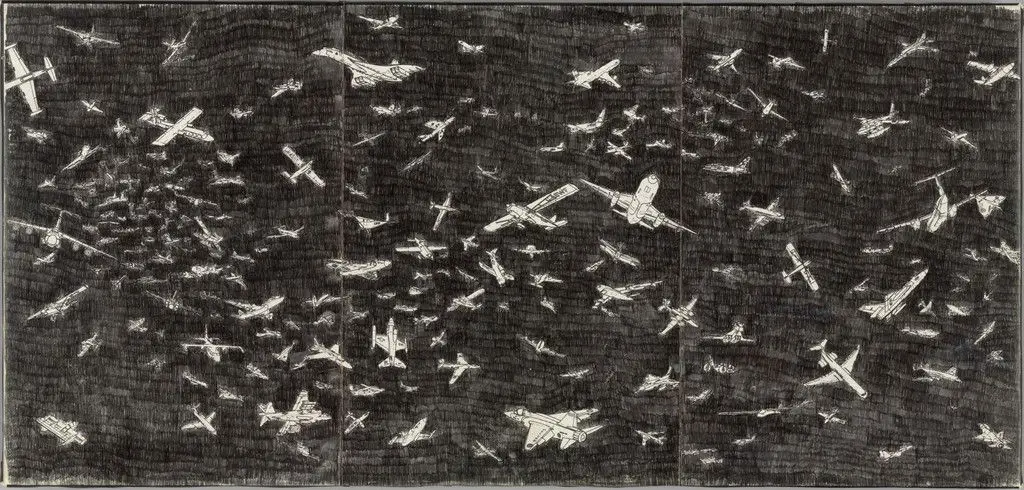 Aerei (Airplanes) by Alighiero Boetti