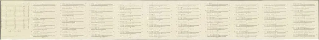 4 Untitled (Portfolio 1) Vol II/1-100 A 19 by Hanne Darboven
