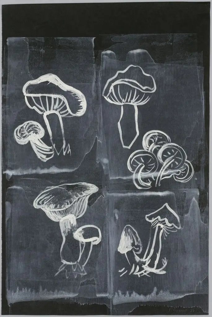 Untitled (mushrooms) by Ingeborg Gabriel