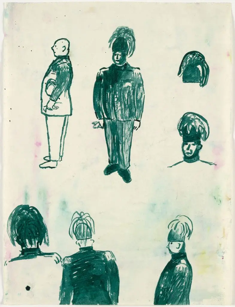 Untitled No. 1480 (men with hat) by Ingeborg Gabriel