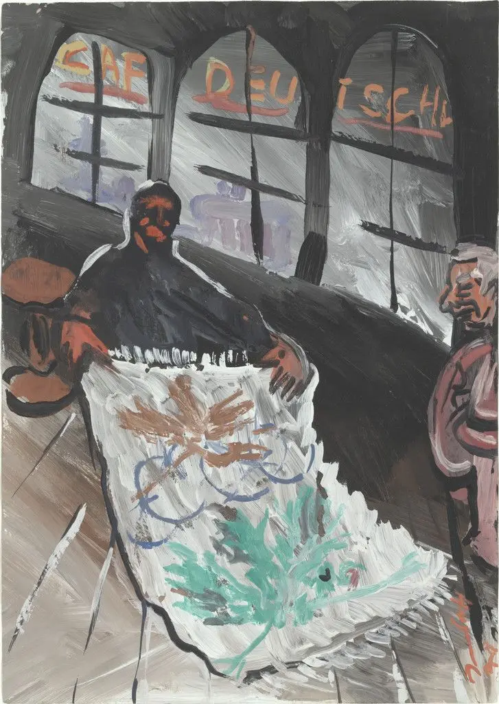 Café Deutschland by Jörg Immendorff