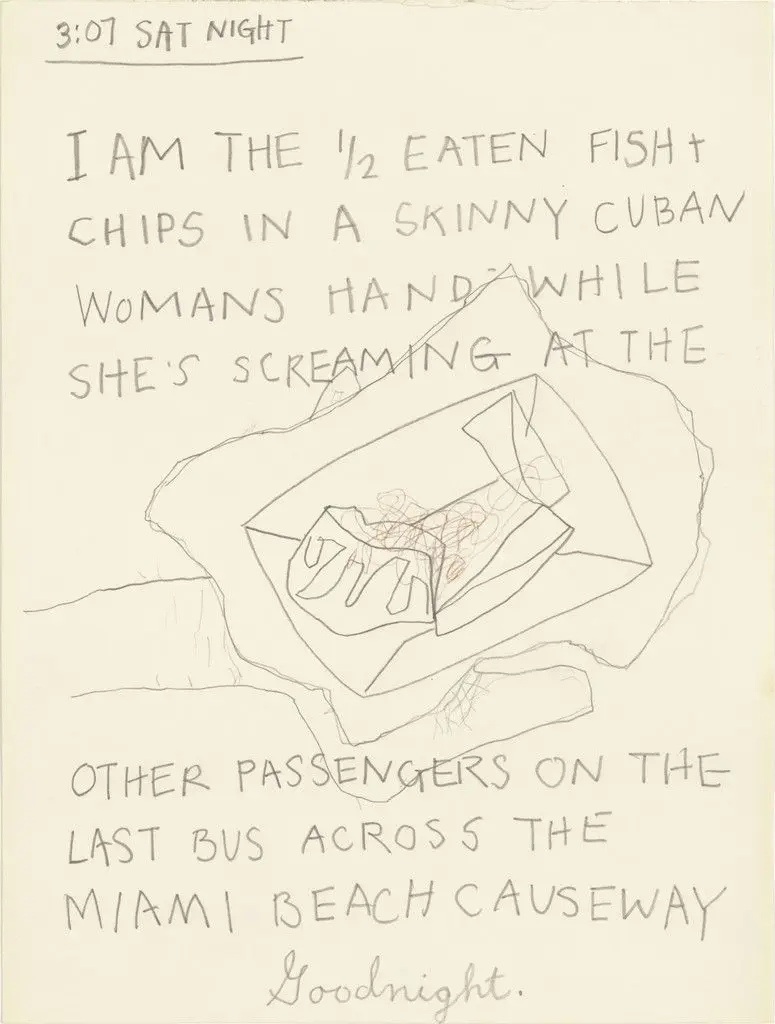 Untitled (3:07 Sat Night...) by Jack Pierson