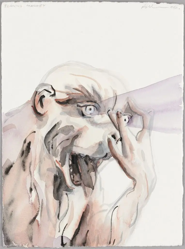 Beaming Monkey by Ricky Swallow