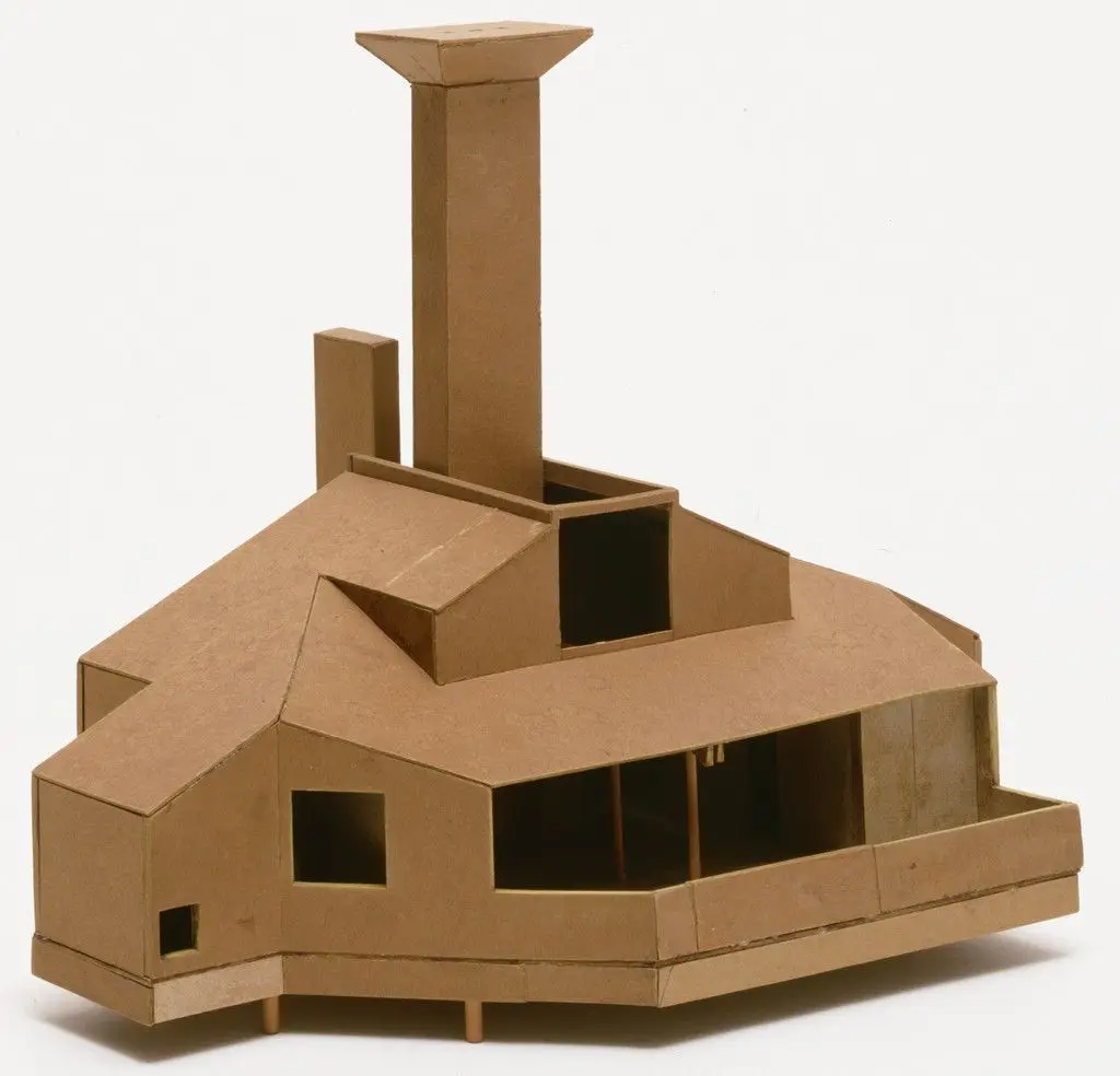Beach House Project (Scale model, 1/4" = 1') by Robert Venturi